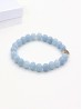 Aquamarine Crystal Blessing Bead Bracelets with Gift Box. 
